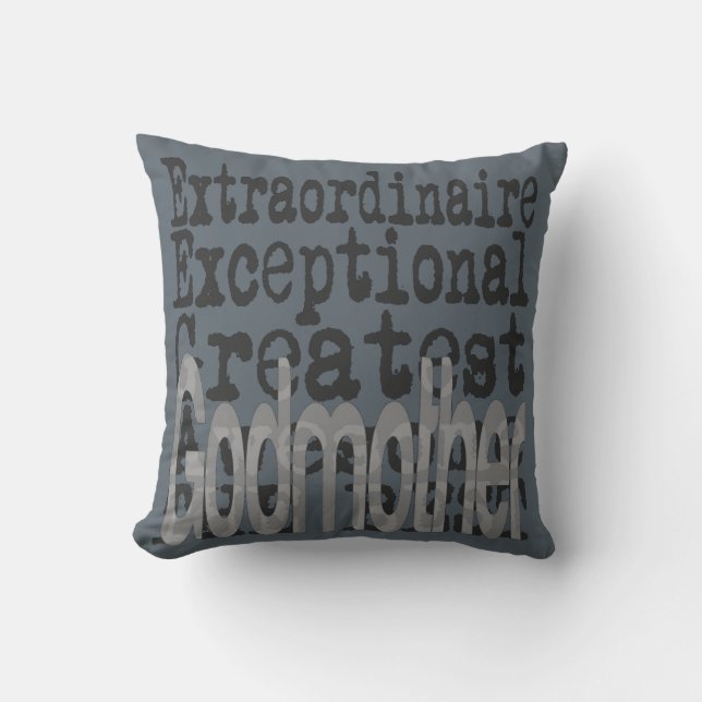 Godmother Extraordinaire Cushion (Front)