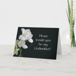 Godmother Invitation Card