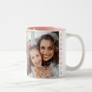 Godmother Mug! Sweet Photo Two-Tone Coffee Mug