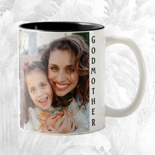 Godmother Mug! Sweet Photo Two-Tone Coffee Mug