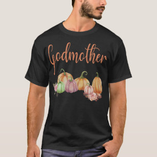 Godmother of Little Pumpkin First Birthday Autumn  T-Shirt