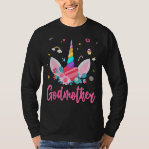 Godmother Of The Birthday Girl Unicorn Theme Magic T-Shirt