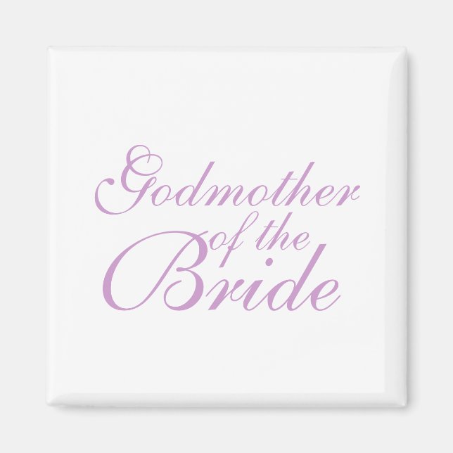 Godmother of the Bride Magnet (Front)