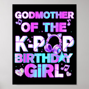 Godmother of the k-pop birthday girls korean music poster