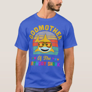 Godmother Of The Shark Birthday Mum Matching Famil T-Shirt