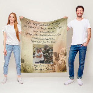 Godmother Personalise  Fleece Blanket