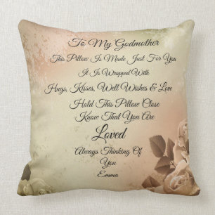 Godmother Personalise Throw Pillow