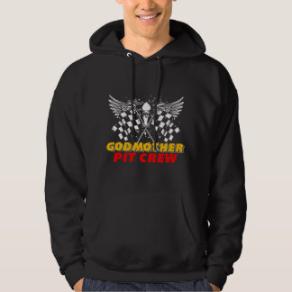 Godmother Pit Crew Race Car Birthday Party Matchin Hoodie