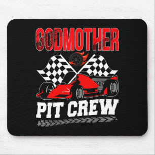 Godmother T Crew Racing Family Race Car Birthday B Mouse Mat