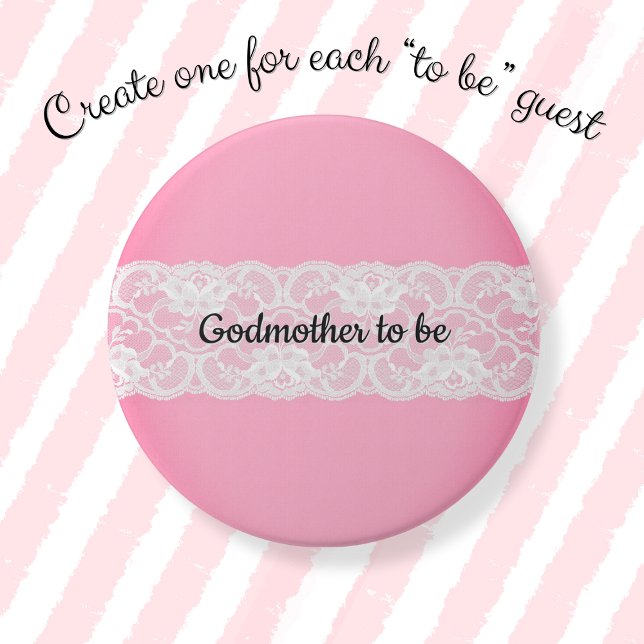 Godmother to be 7.5 cm round badge (Creator Uploaded)