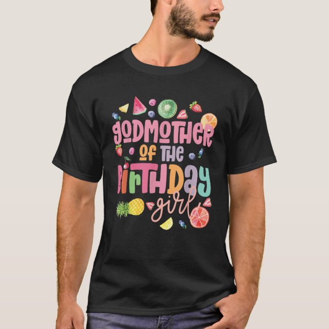 Godmother Twotii Frutti 2 Year Old Fruit Tropical  T-Shirt (Front)