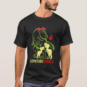Godmothersaurus T Rex Dinosaur Godmother Saurus Fa T-Shirt