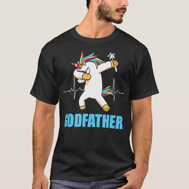 Godparent New First Time Godmother Godfather Beat  T-Shirt (Front)