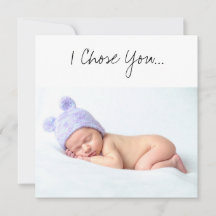 Godparent Proposal I Chose You Newborn with Hat