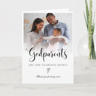 Godparents Angels Thank You Card