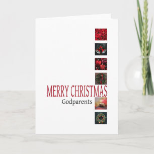 Godparents Merry Christmas card