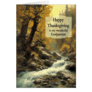 Godparents Thanksgiving Forest and Stream