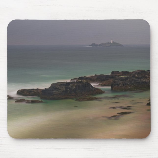 Godrevy Lighthouse, Cornwall, UK Mouse Mat (Front)
