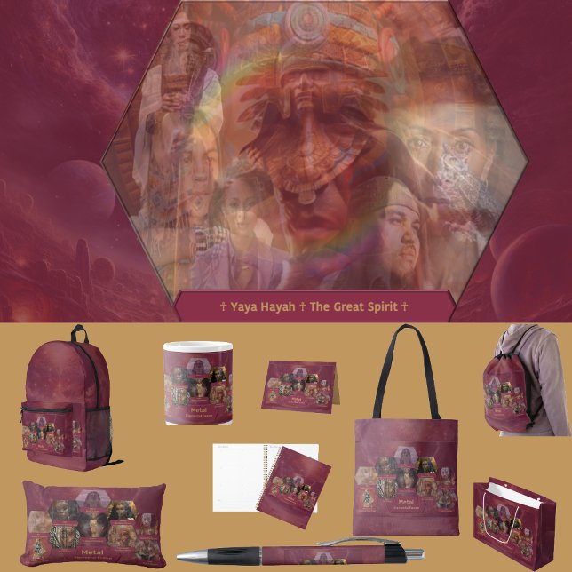 “Gods and Goddess Of Metal”  (Get the full “Gods + Goddesses Of Metal” collection at: https://bit.ly/OurAncestorsZazzle)