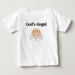 God's Angel T-Shirt for newborn babies 3-6 months