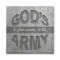 God's Army - Ephesians 6:12 Bible Verse Metal Grey