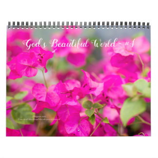 God's Beautiful World #4 Calendar