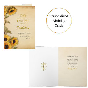 God's Blessings on Your Birthday Orthodox  Card