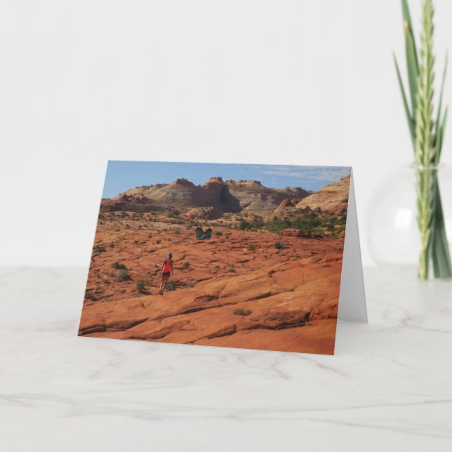 Gods Boots found in desert. Card (Front)