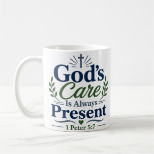 Gods Care Is Always Present Comforting Verse Coffee Mug