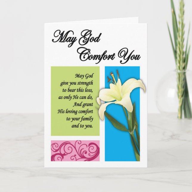 God's Comfort Card (Front)
