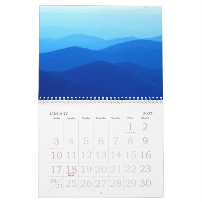 God's Creation Calendar (Jan 2027)
