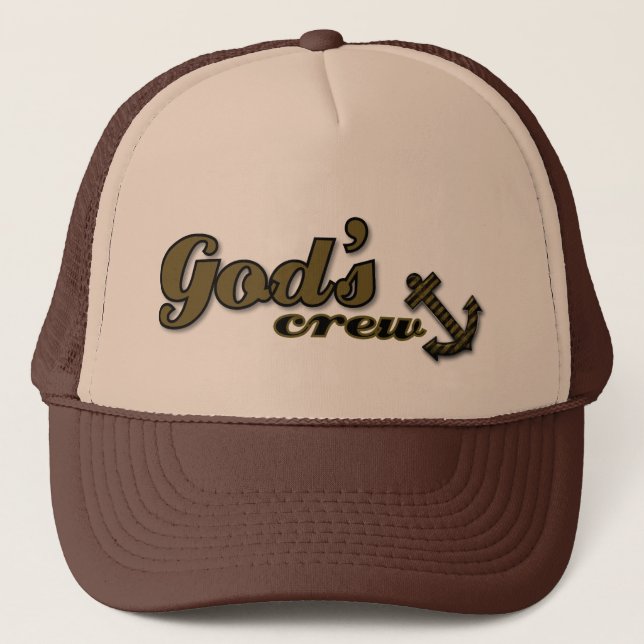 God's Crew Christian hat/cap Trucker Hat (Front)