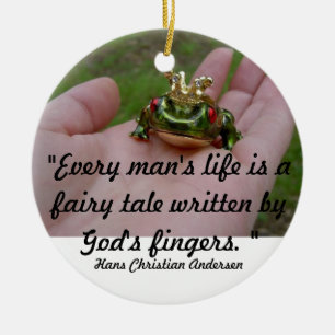 God's fairy tale ceramic tree decoration