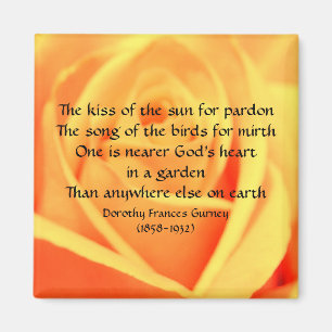 God's Garden Poem - magnet