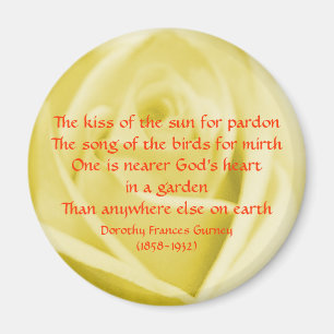 God's Garden Poem - magnet