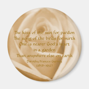 God's Garden Poem - magnet