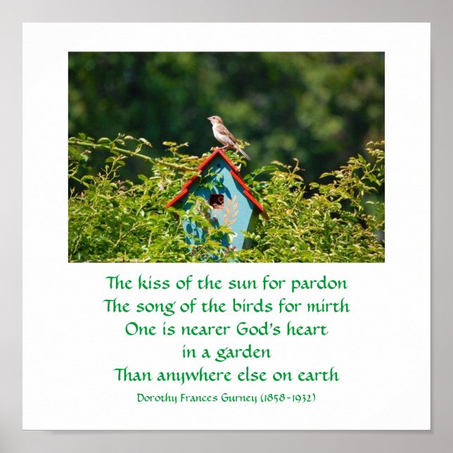God's Garden (poem) - poster / print (Front)