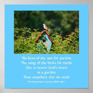 God's Garden (poem) - poster / print