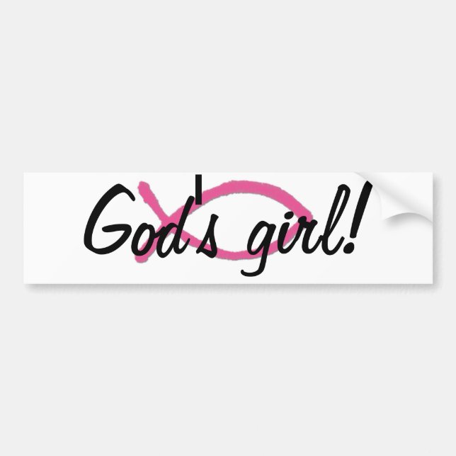 God's girl! Bumper Sticker (Front)