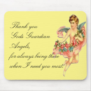 Gods guardian angels  mouse pad
