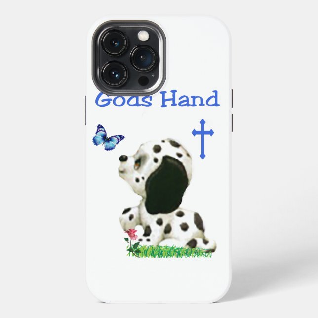 Gods hand iPhone case (Back)