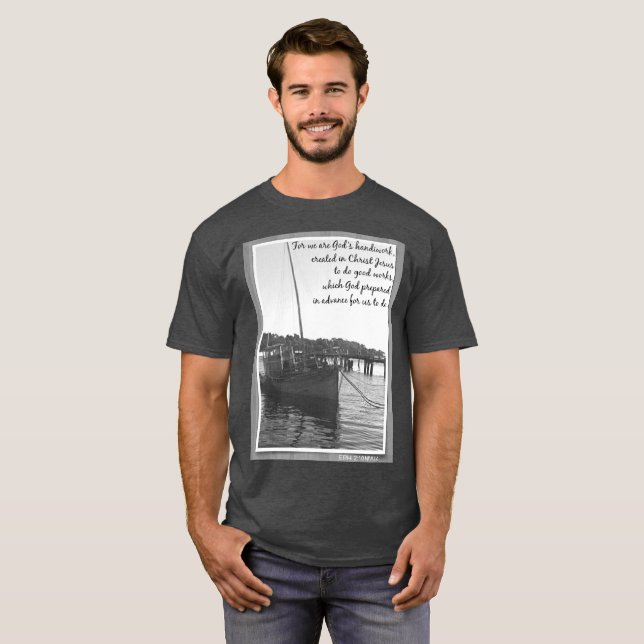 God's Handiwork Ephesian 2:10 T-Shirt (Front Full)