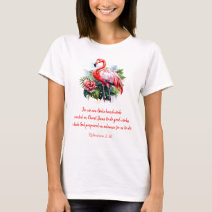 God's Handiwork Flamingo  T-Shirt
