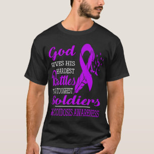 God'S Hardest Soldiers- Sarcoidosis Awareness  T-Shirt