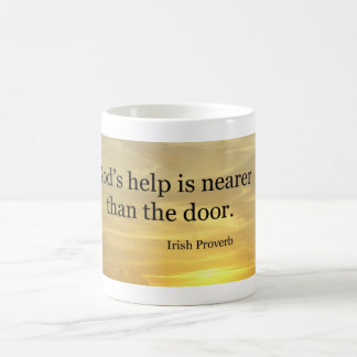 God's help coffee mug