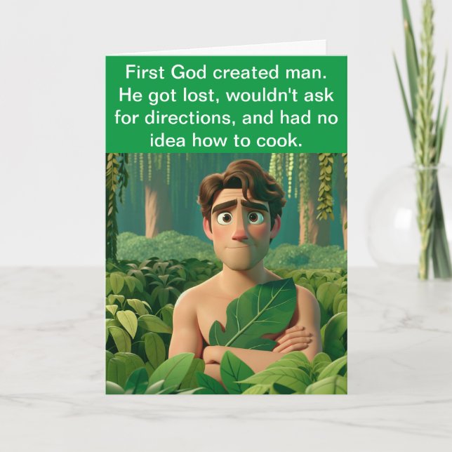 God's Improved Design Holiday Card (Front)