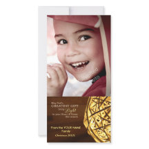 Gods Light Religious Christian Christmas Photocard