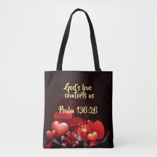 God's Love All-Over-Print Tote Bag, Medium