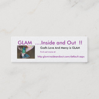 God's Love And Mercy is GLAM card