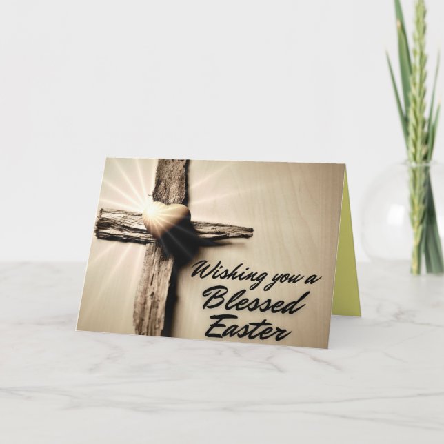 God's Love Blessed  Easter Card (Front)